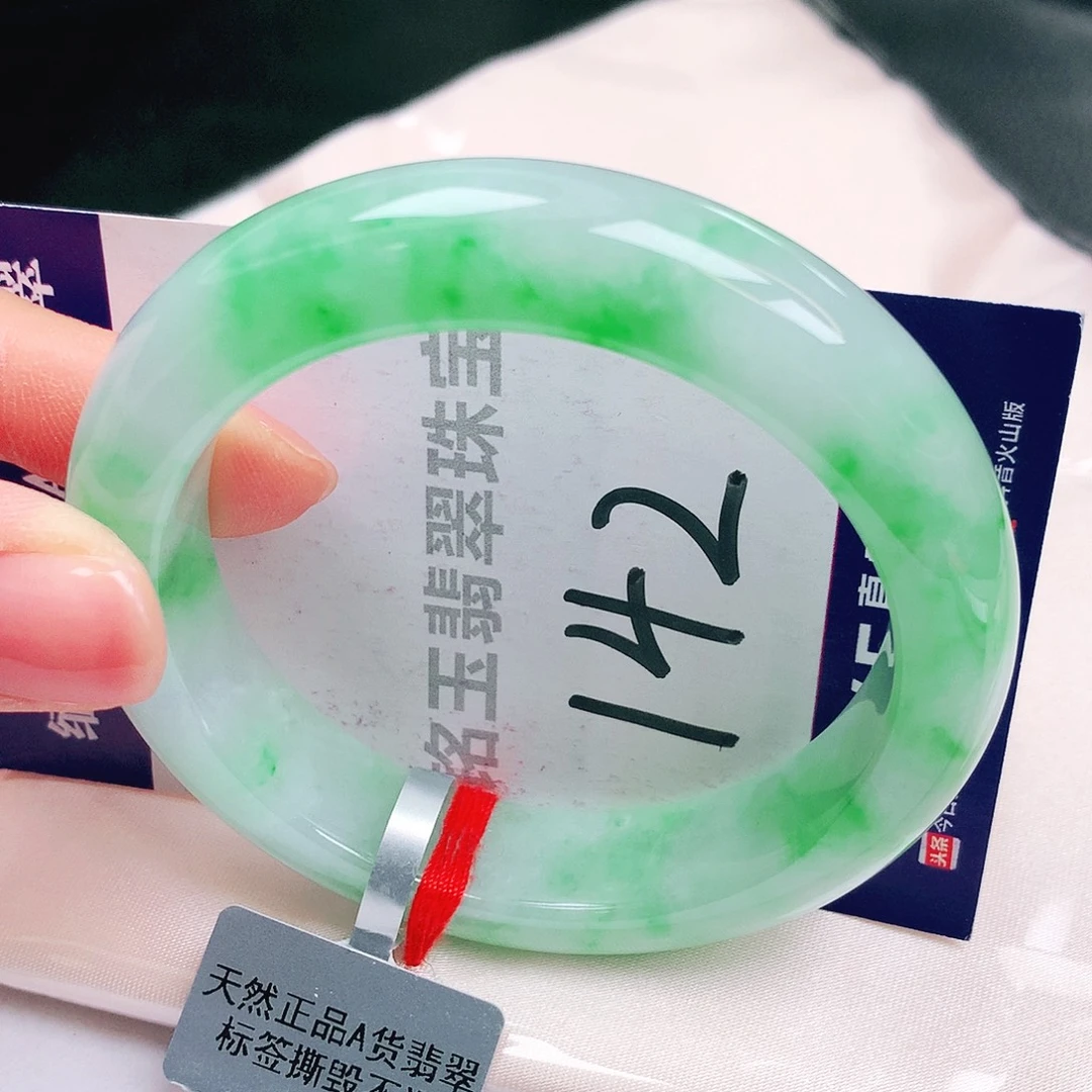 翡翠未镶嵌手镯缅甸天然a货翡翠手镯
