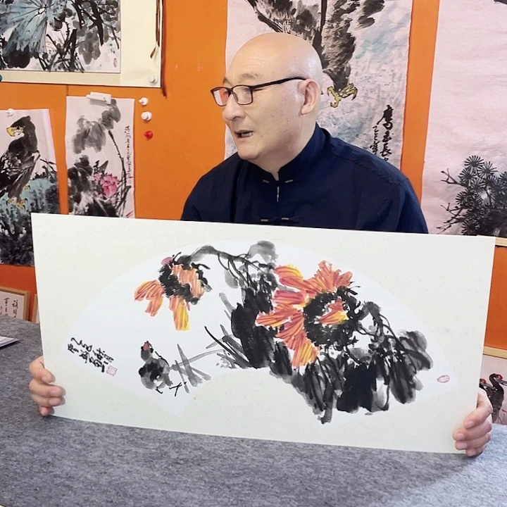 国画张圣敏先生纯手绘作品