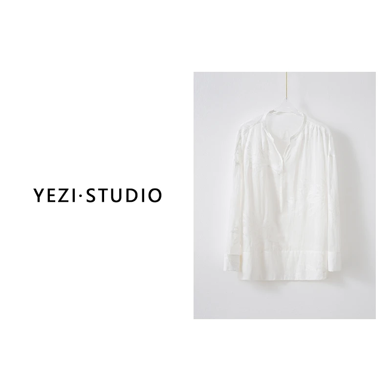 【清冷系】100支精挑苎麻匠心定制刺绣松弛度假感小衫25216017-5/18