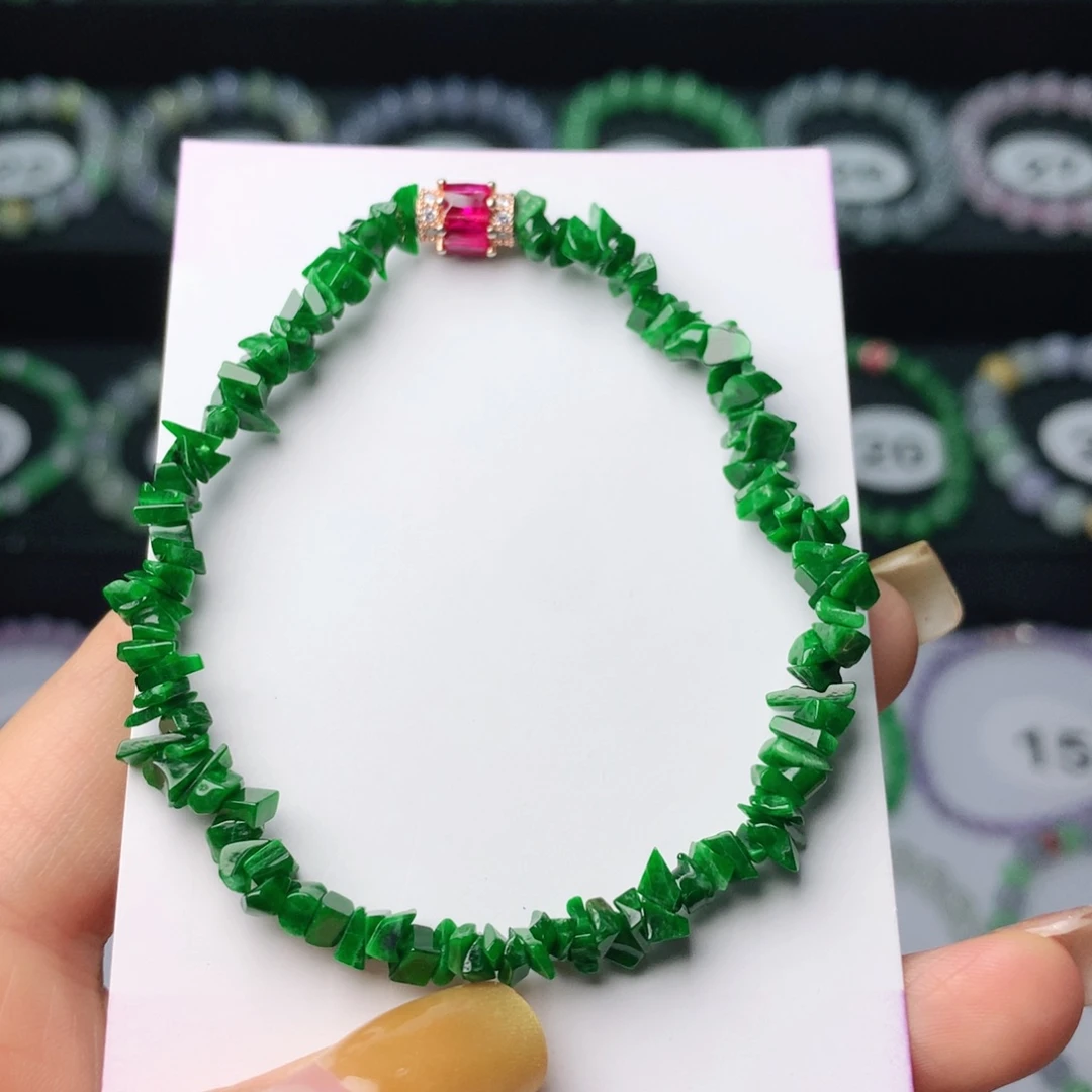 翡翠未镶嵌手链翡翠