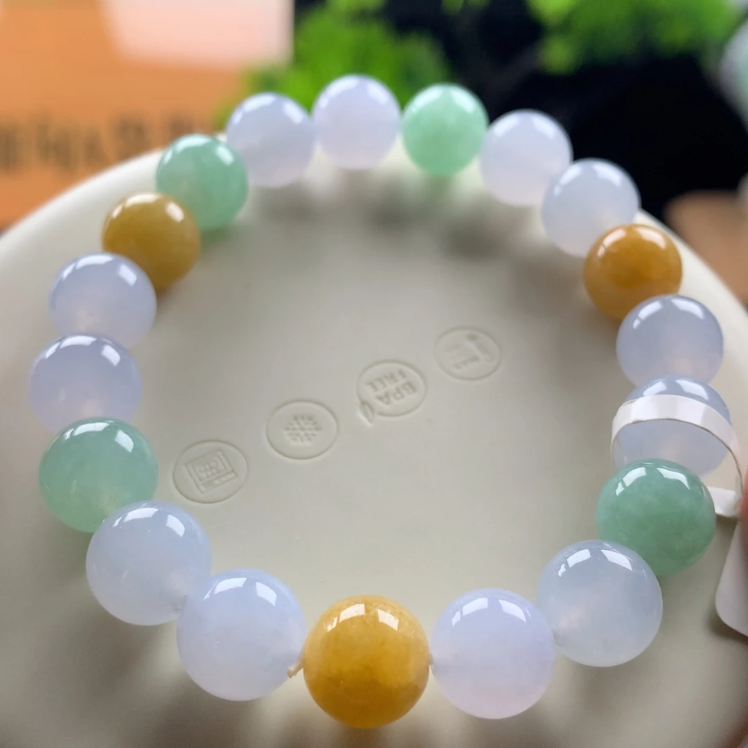 翡翠未镶嵌手链卡10