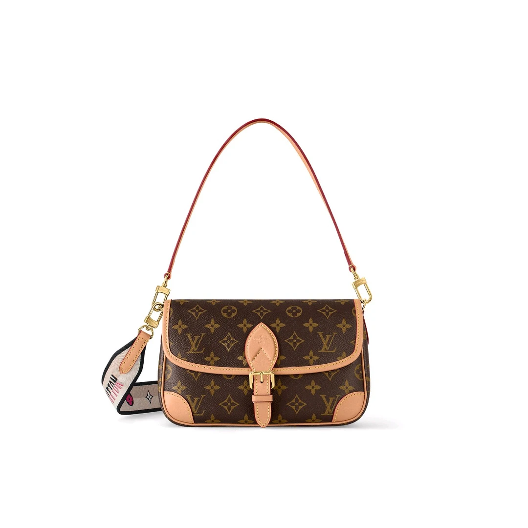 95新 LouisVuitton/路易威登 老花法棍单肩包 (后配搭扣)L301-8