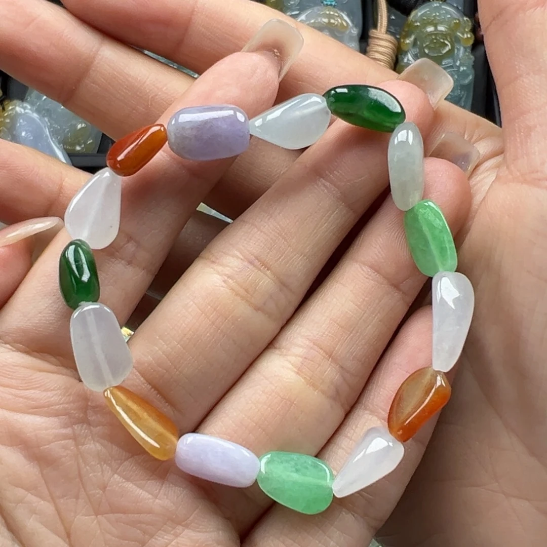翡翠未镶嵌颈饰手