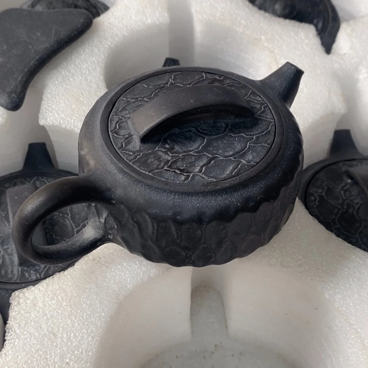 冰碛岩石雕茶壶汉瓦壶