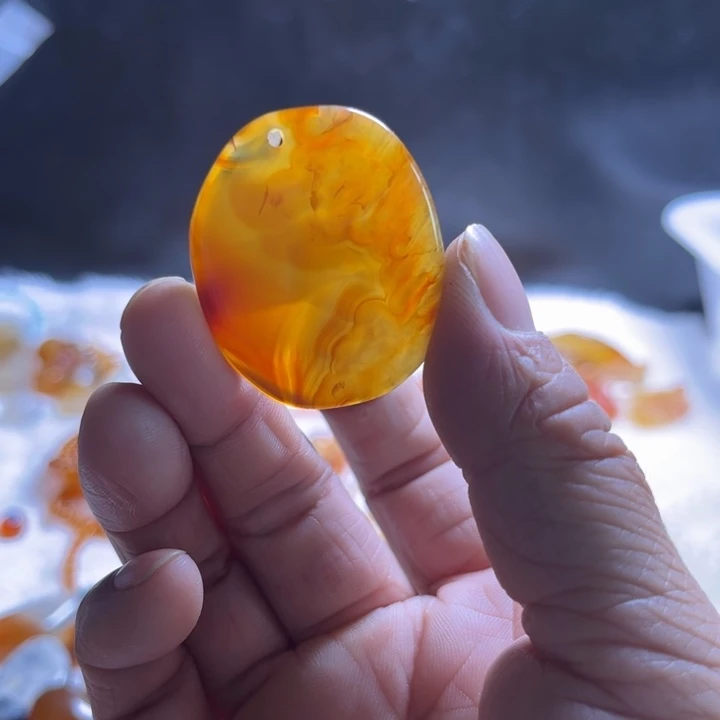 玛瑙/玉髓颈饰合金快****子