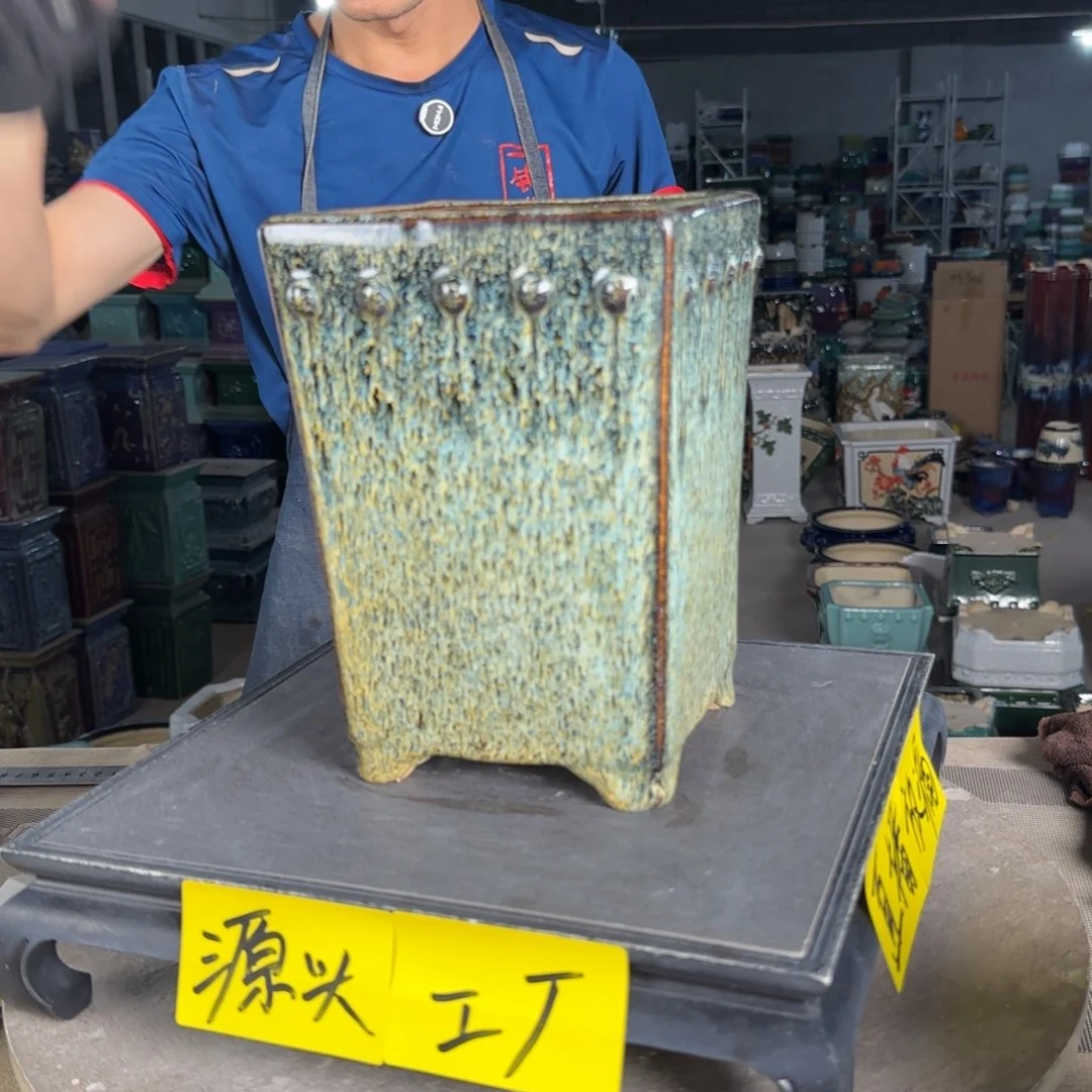 一风堂石湾花盆。微瑕