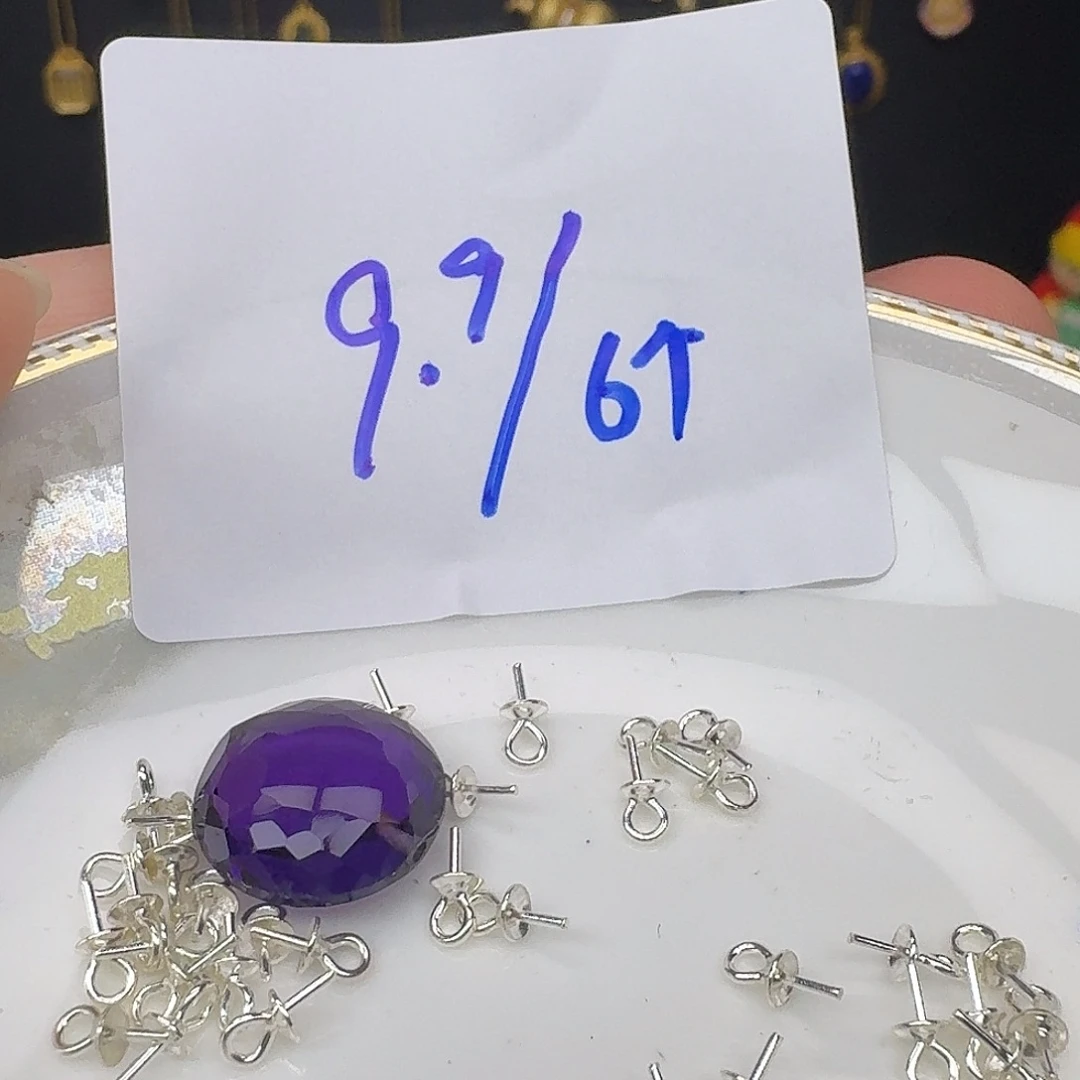 紫晶颈饰银S925镶嵌紫水晶925镶嵌2