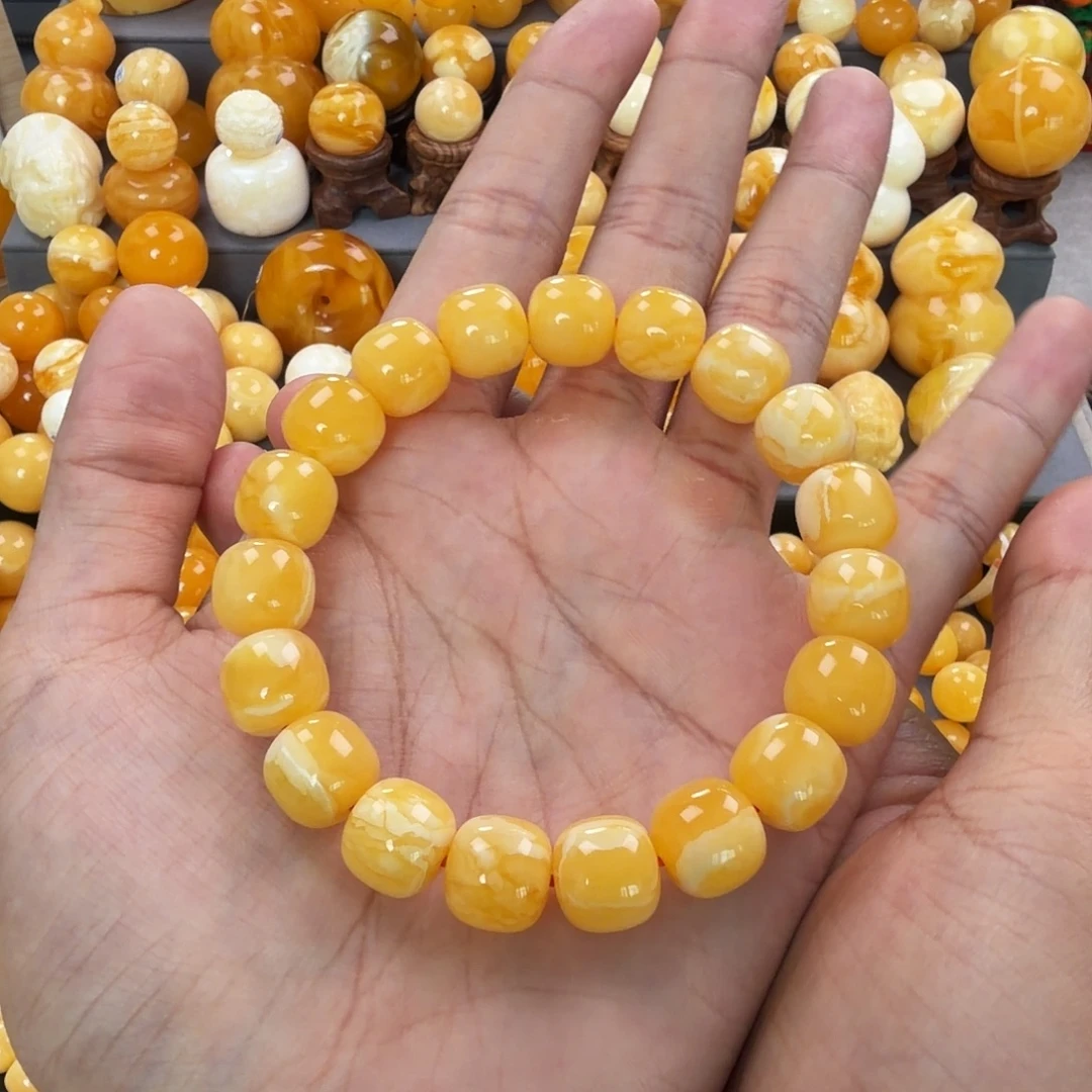 琥珀未镶嵌珠宝奇石12mm同料