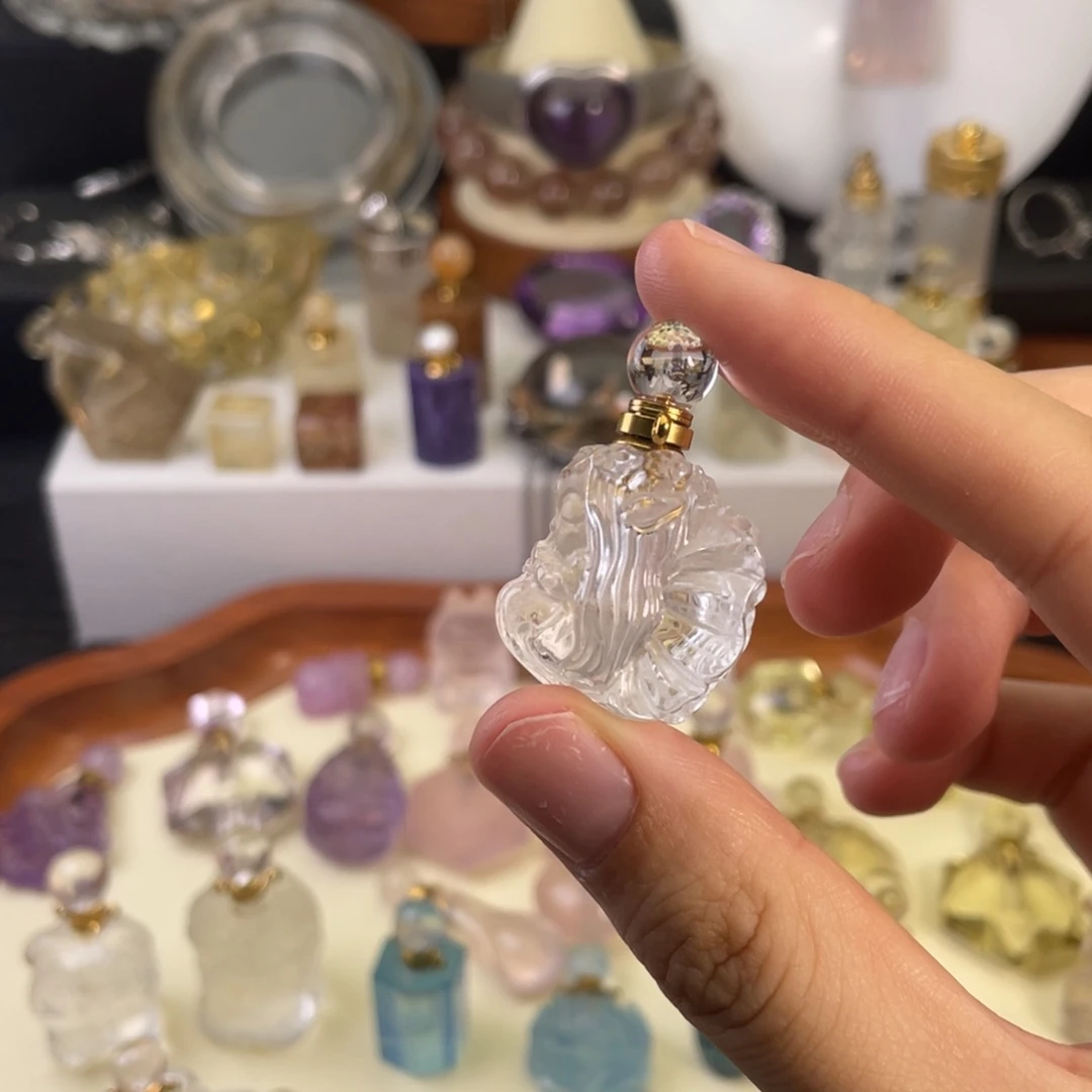 慢***ɞ未镶嵌颈饰水晶天然水晶吊坠871