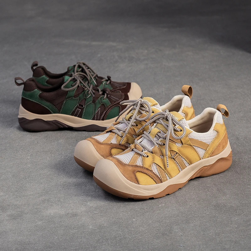 软底舒适运动鞋女登山透气2025新款秋季丑萌跑步鞋平底时尚百搭潮