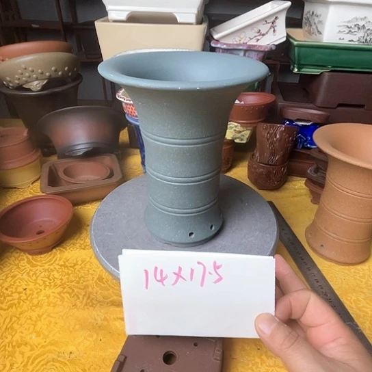 紫砂花瓶爱****猫紫砂花盆