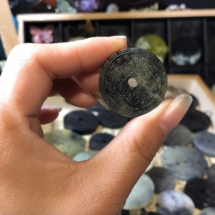 岫玉未镶嵌岫玉挂件