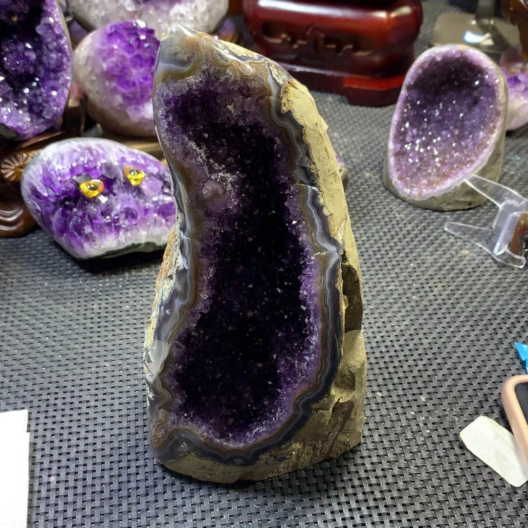 摆件月未镶嵌水晶米*鹅