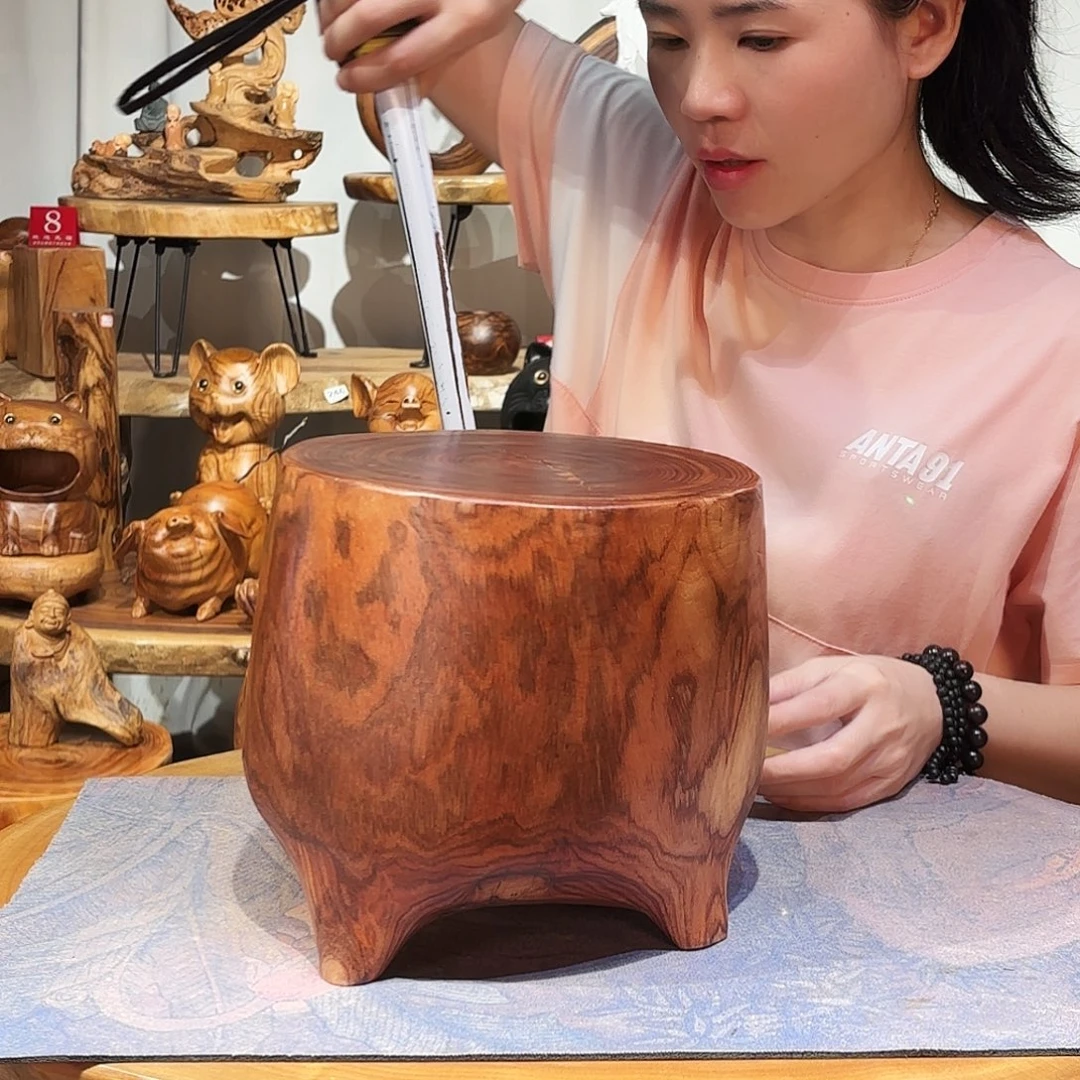 香樟木干泡摆件茶桌工艺品