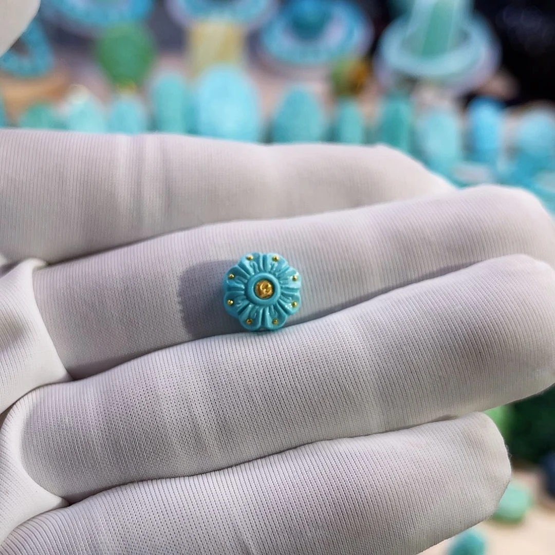 绿松石珠宝奇石未镶嵌