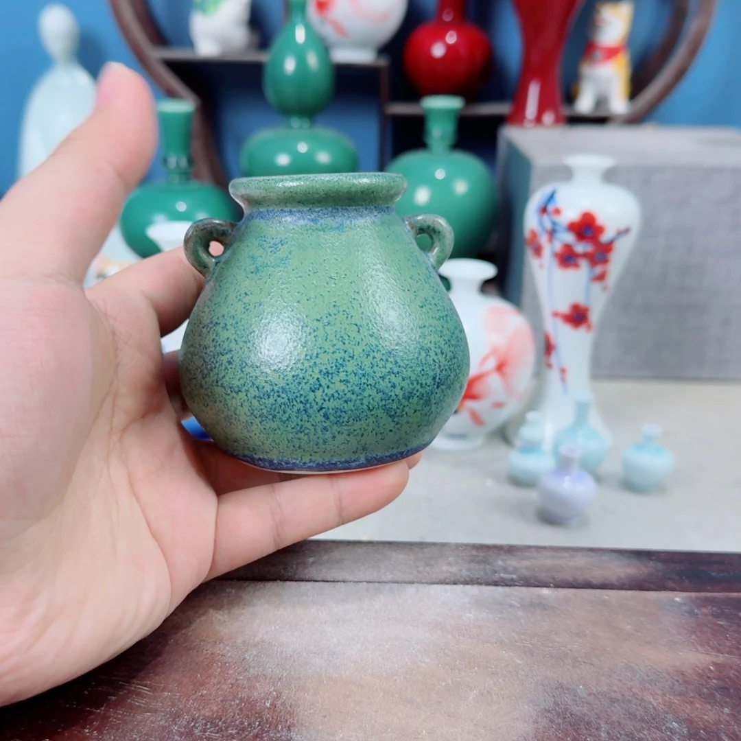 陶瓷手工小花器摆件