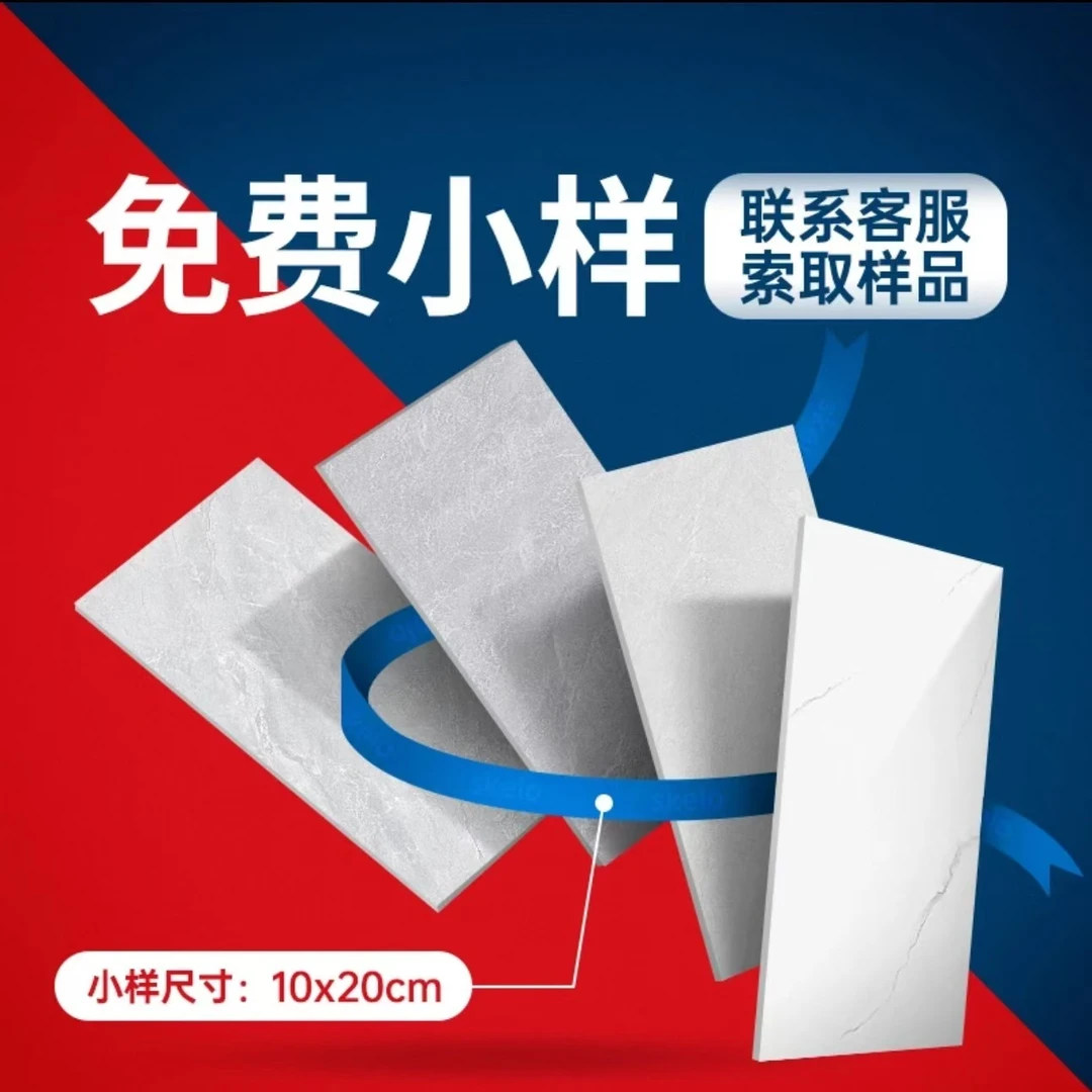 正宗广东瓷砖3片小样100*200规格纹理质感