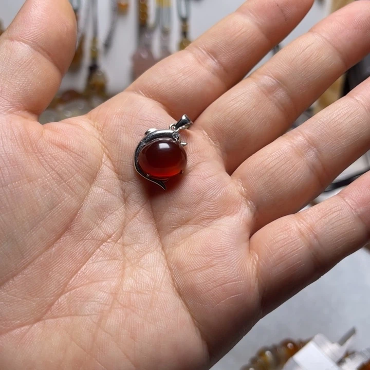 *****玛瑙/玉髓未镶嵌颈饰009