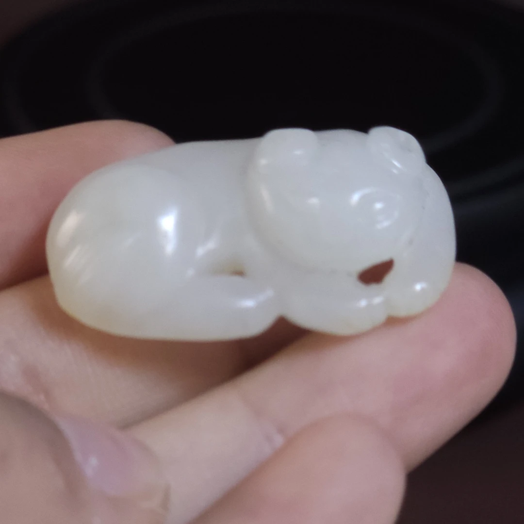 福利款和田玉耄耋4号猫一物一证