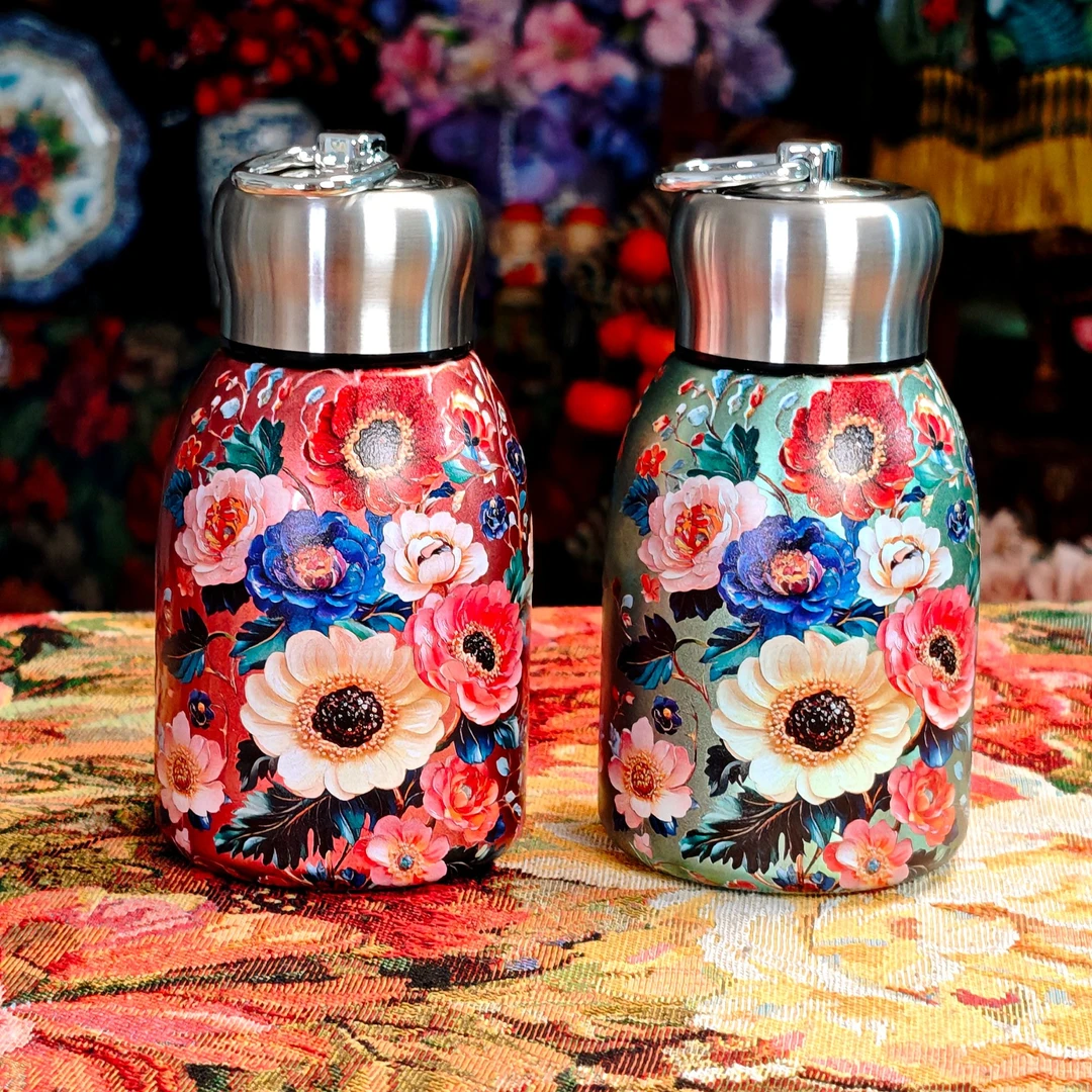 国风复古300ML口袋杯小胖丁316不锈钢保温杯保冷保热时尚手提水杯