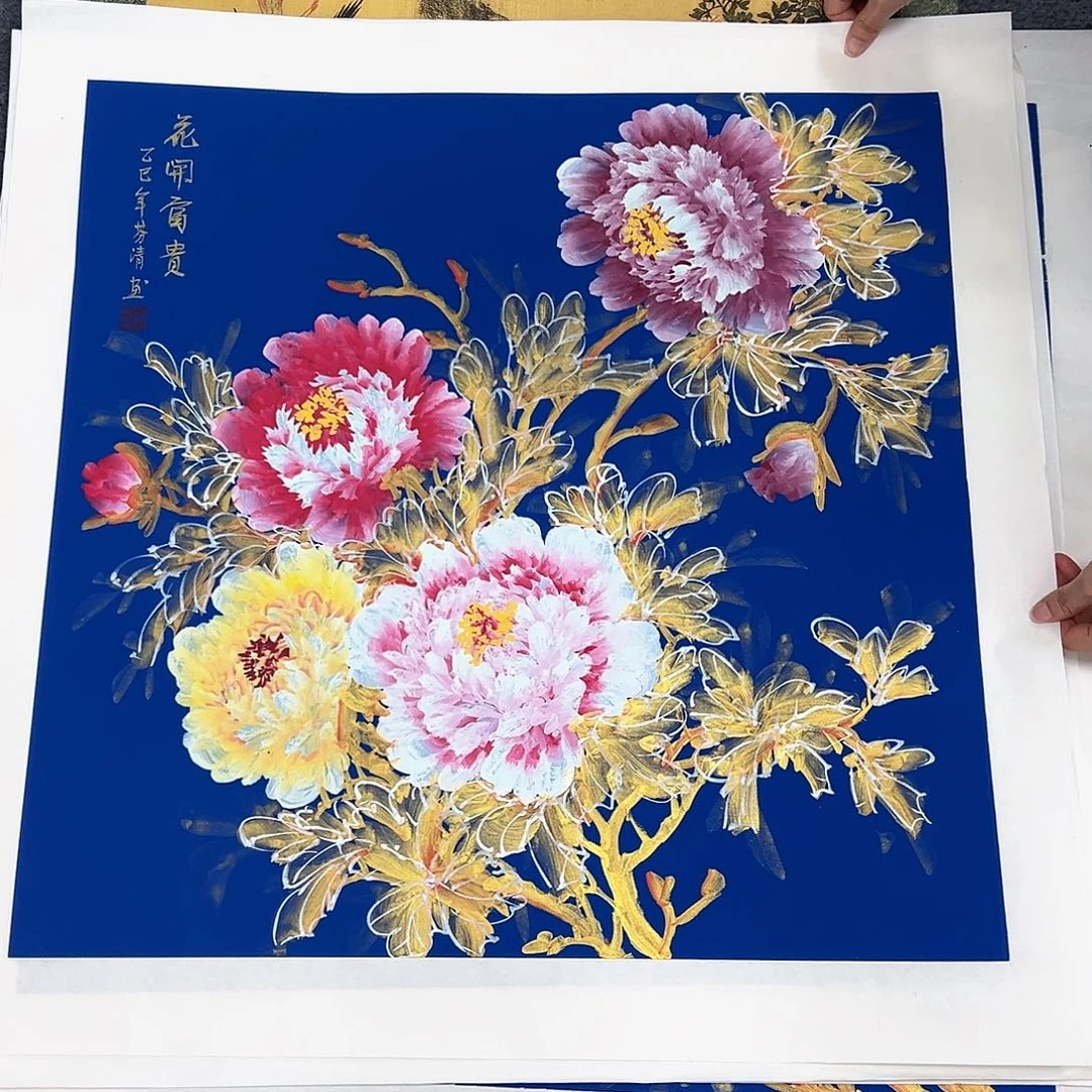 国画宣纸国画纯手绘作品