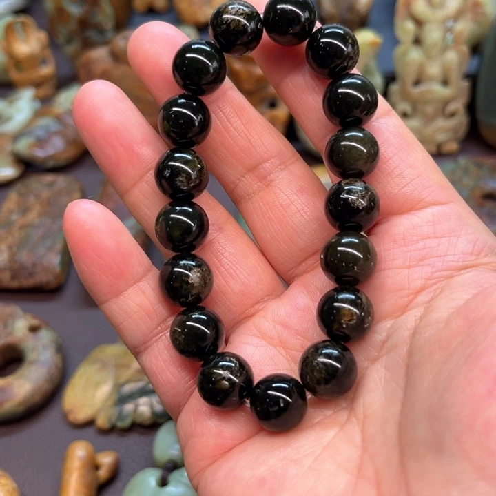 岫岩河磨玉（透闪石质玉）把件未镶嵌凌