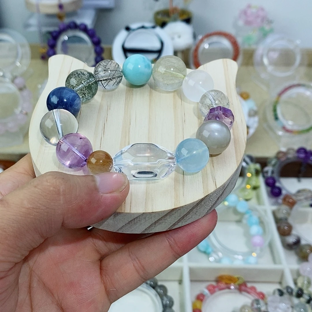 未镶嵌手链水晶多宝手串