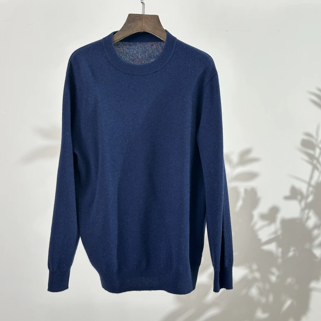 100%山羊绒男士毛衣（H-49）