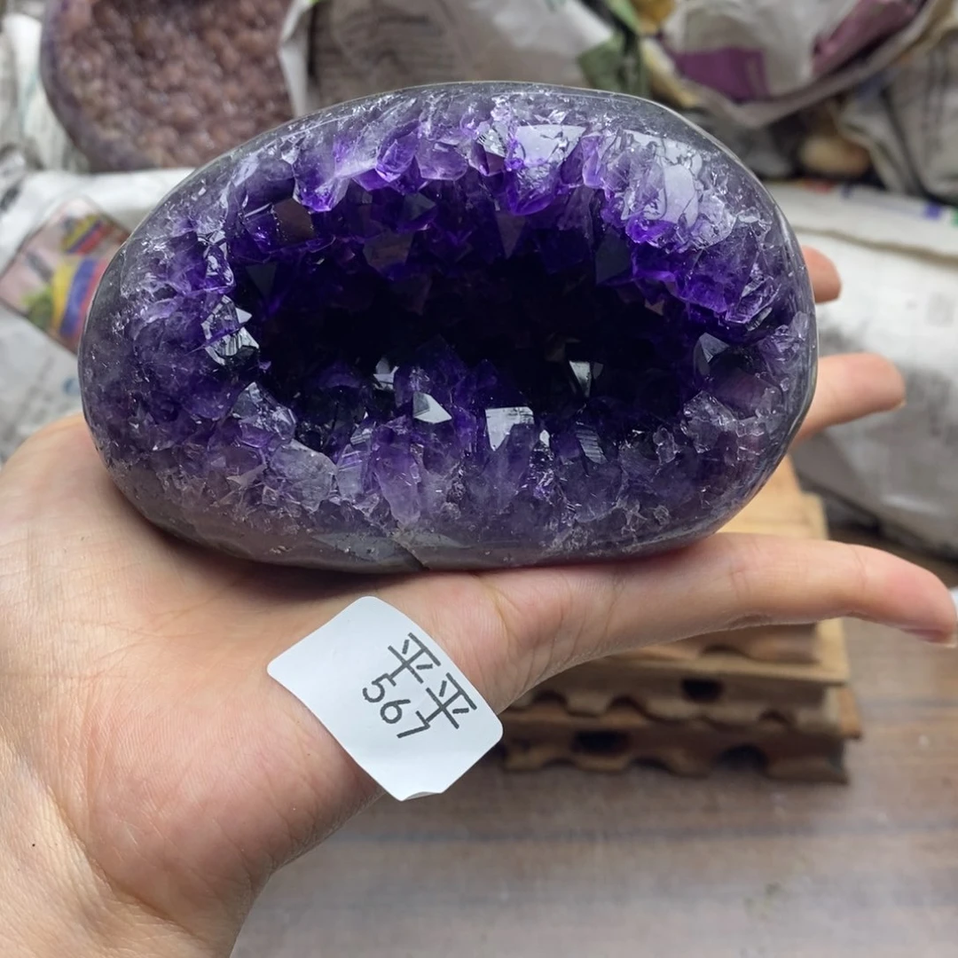 紫晶珠宝半成品未镶嵌