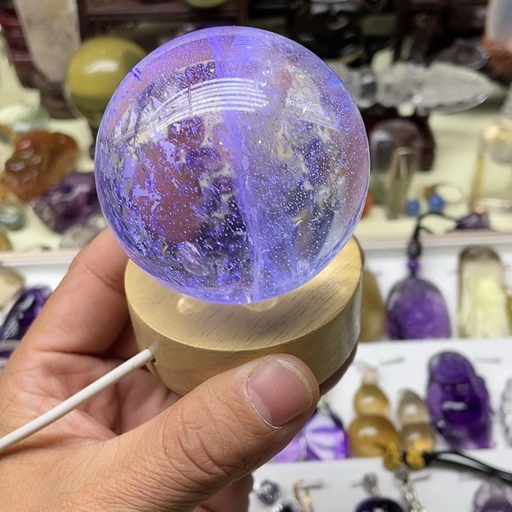 水晶球未镶嵌T****2摆件球