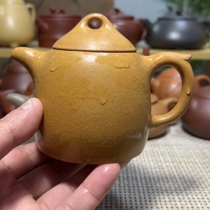 弓***長宜兴原矿紫砂秦权黄金段泥