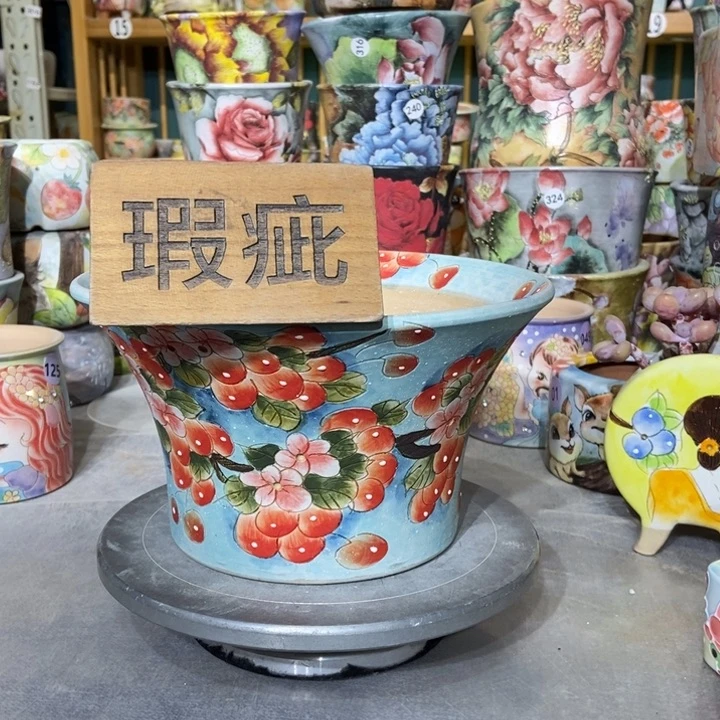 红陶景德镇艺术手绘作品