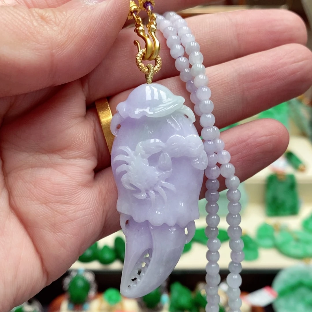 颈饰未镶嵌翡翠翡翠吊坠