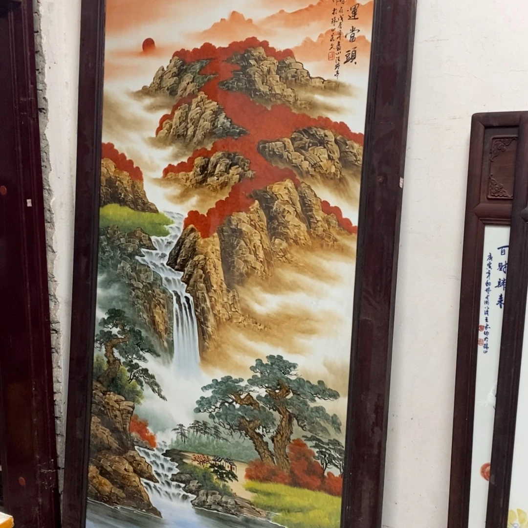 瓷片2.2*1.2*1景德镇瓷板画柴窑烧制