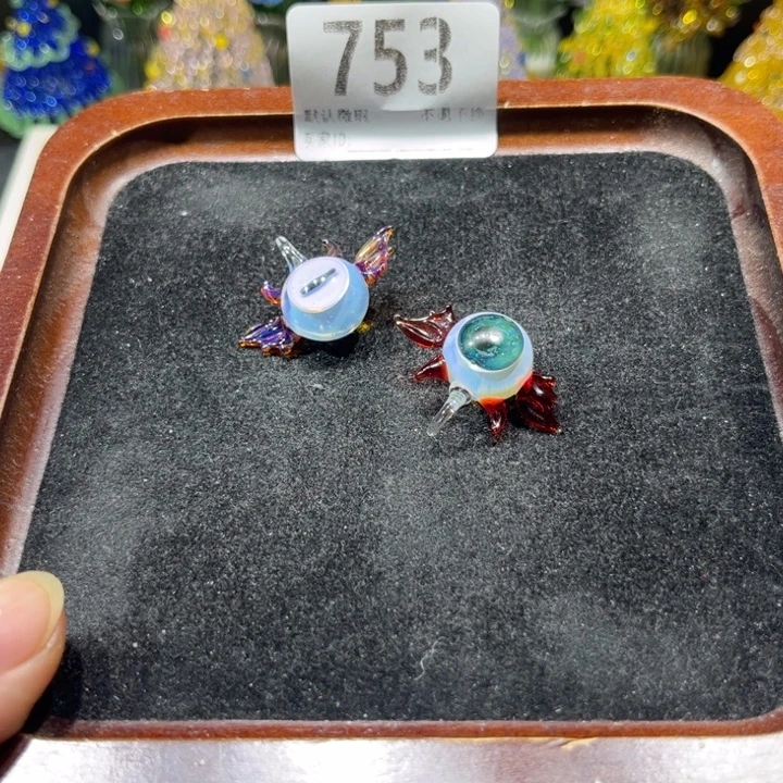 颈饰玻璃纯手工琉璃吊坠瑕疵出