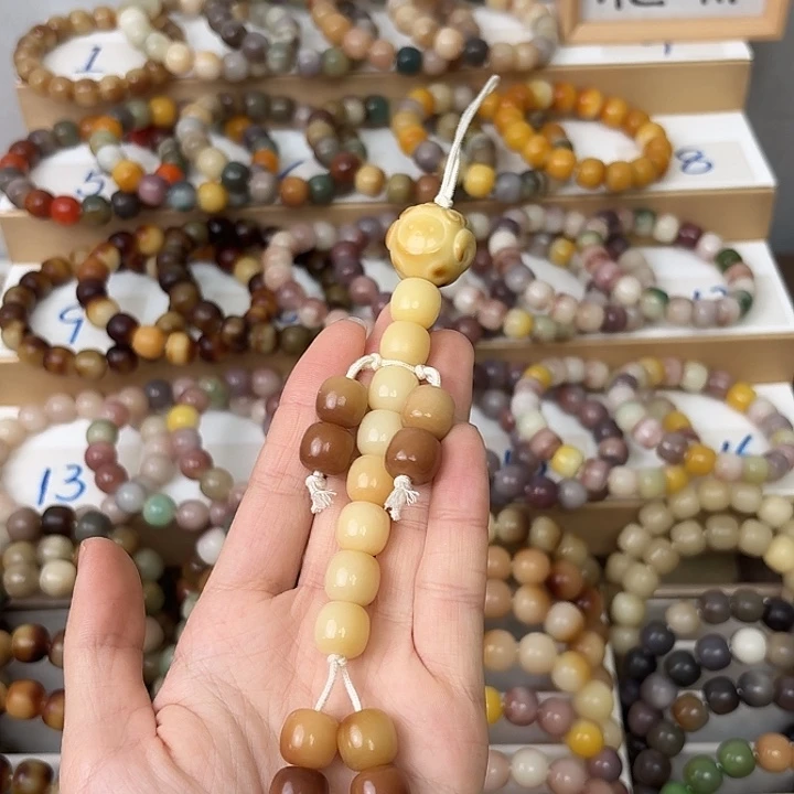 手串菩提根/象牙果卡13糖人