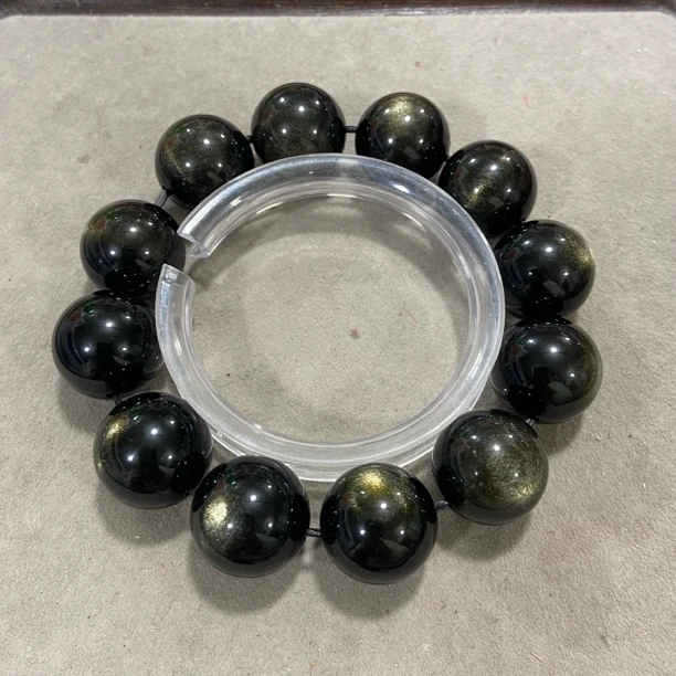 C297 金曜石卡1.8圆珠单圈手串