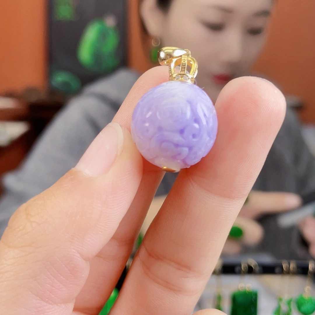 翡翠未镶嵌耳饰饰品