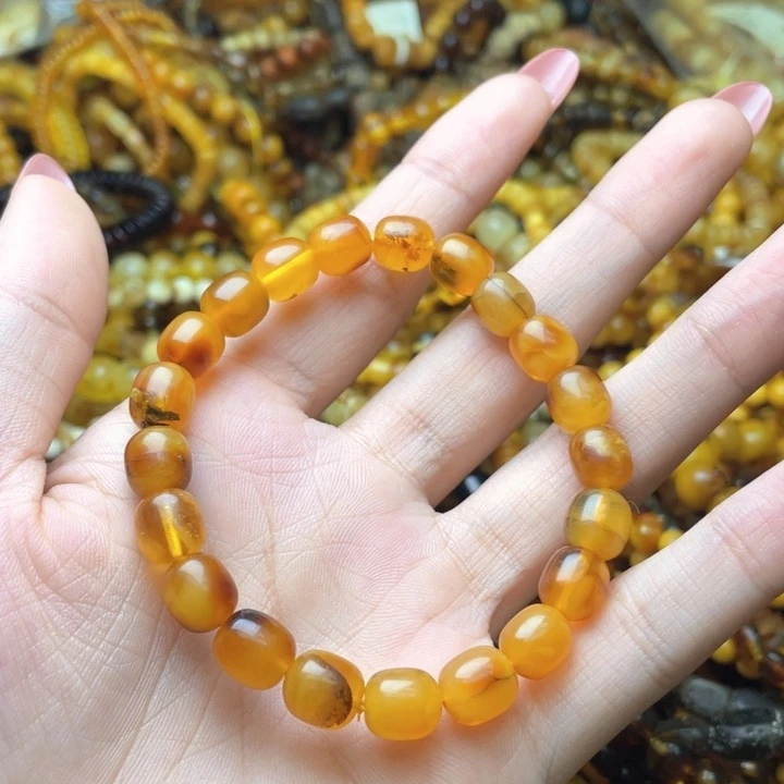琥珀未镶嵌珠宝奇石
