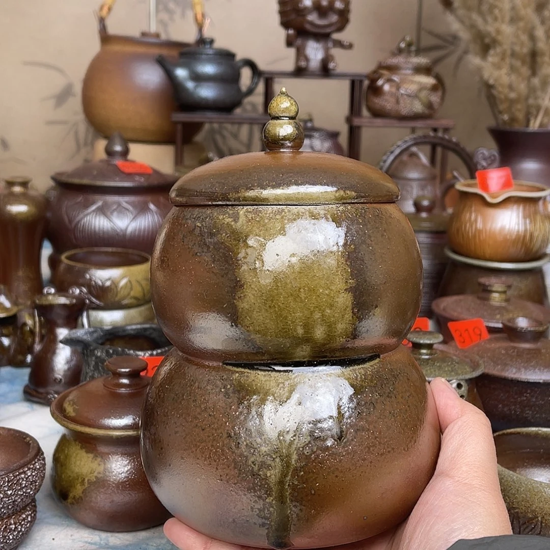 精品葫芦茶叶罐醒茶罐