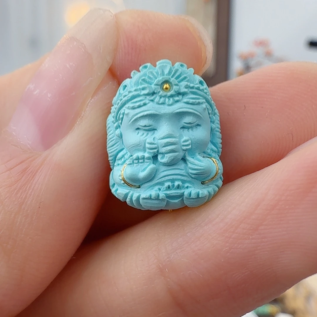 绿松石未镶嵌珠宝半成品