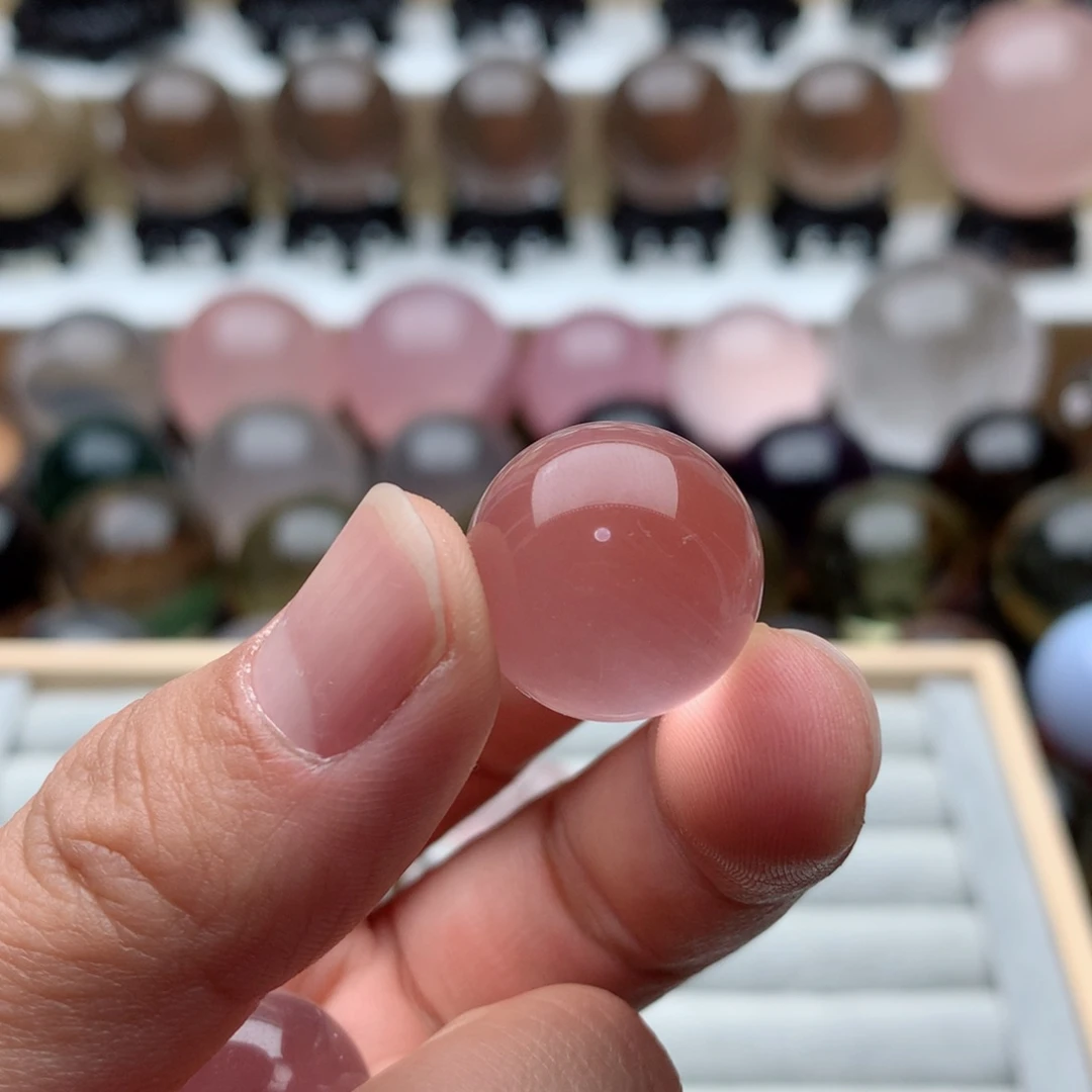 【闪购商品】水晶天然水晶球摆件未镶嵌青*