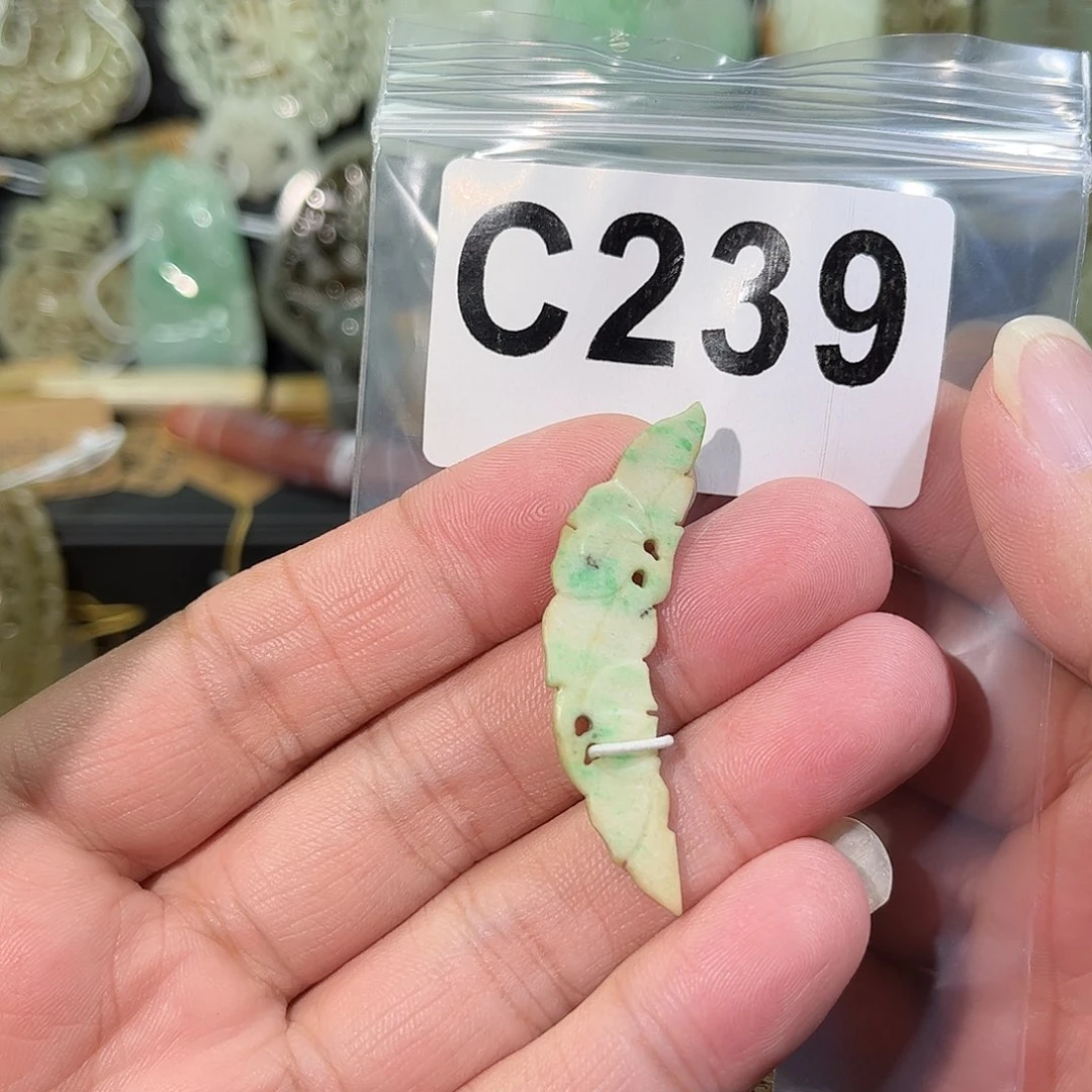 颈饰未镶嵌翡翠簪子头