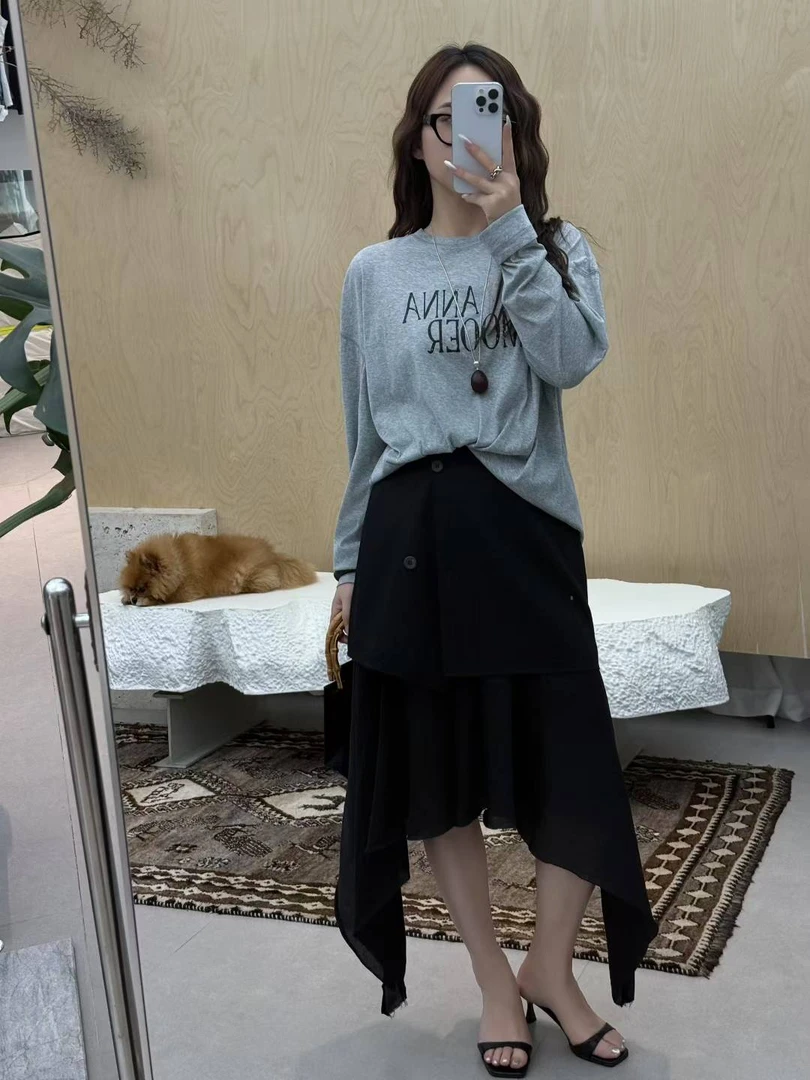 GUDDLABB不规则两件裙LAB051A04