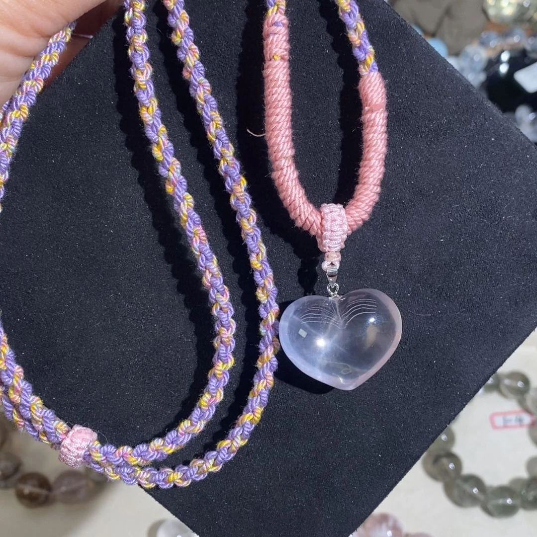 银S925镶嵌水晶颈饰