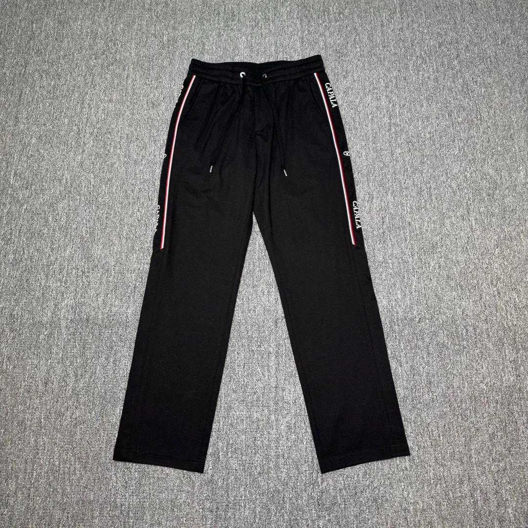 CAPALA/卡铂拉  男士黑色织带元素时尚直筒休闲裤 KB2552XX001