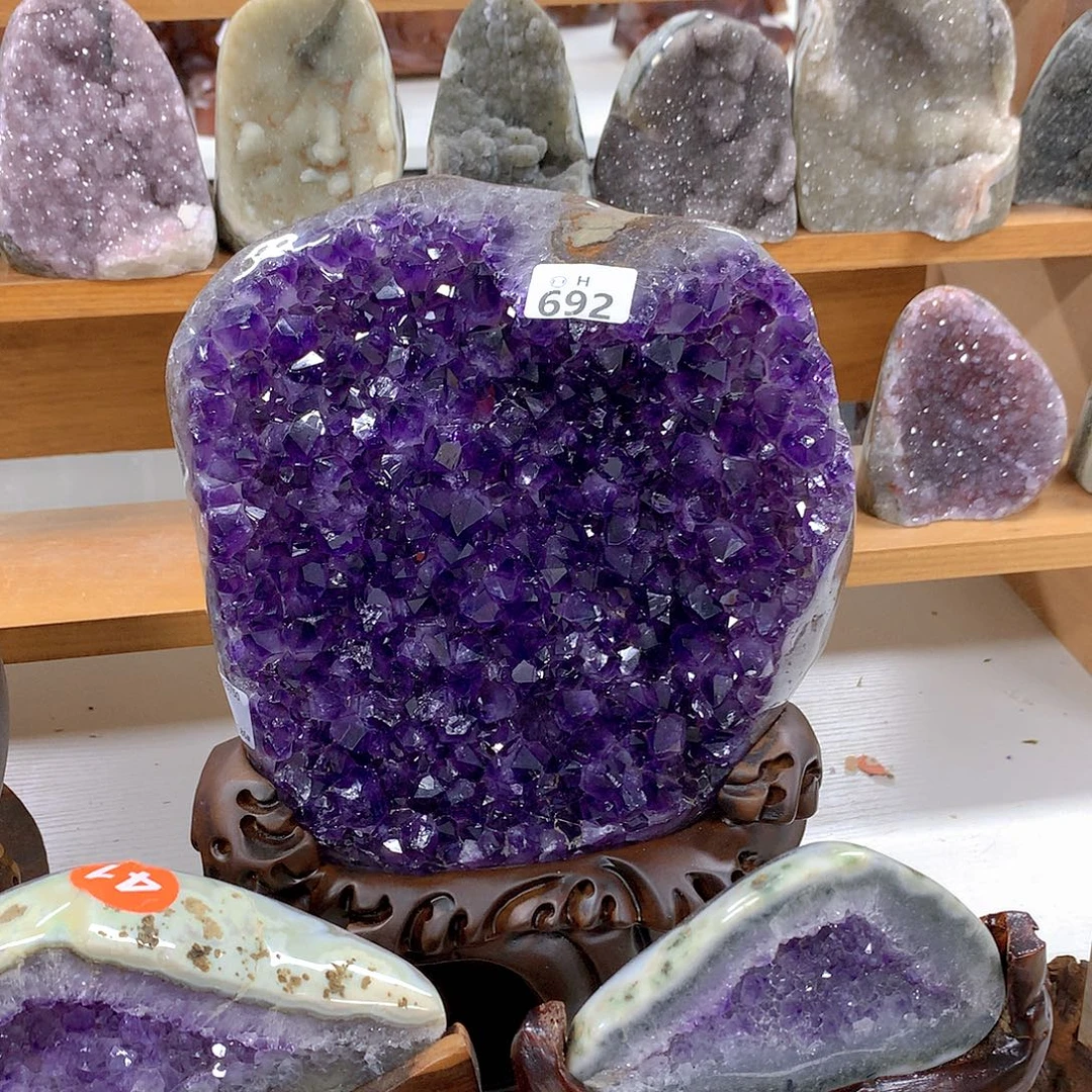 大型摆件（非配饰）紫晶未镶嵌