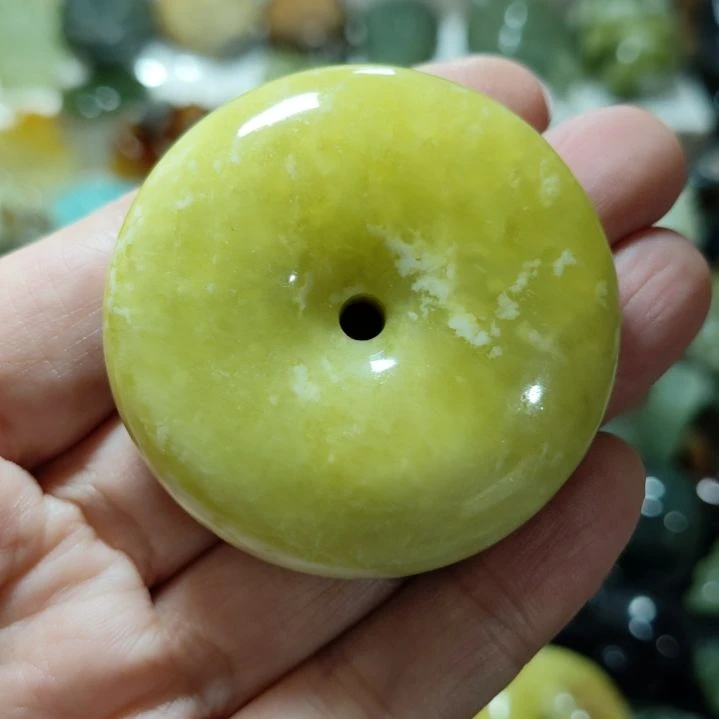 岫玉平安扣未镶嵌