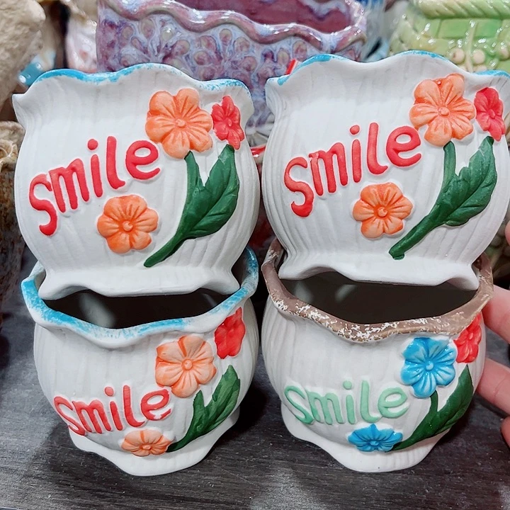 多肉陶瓷花盆满10元包邮