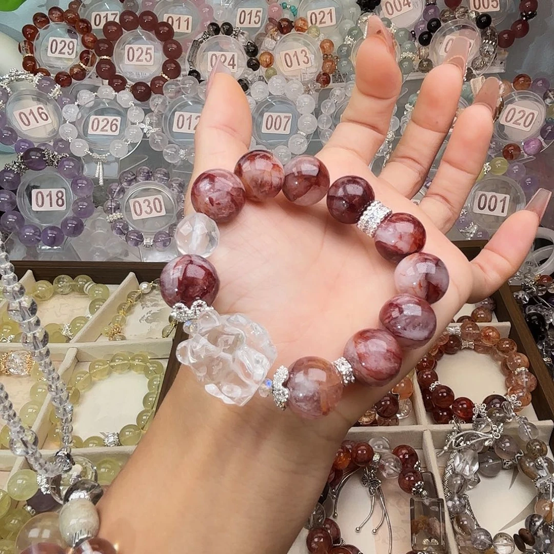 银S925镶嵌手链水晶99999